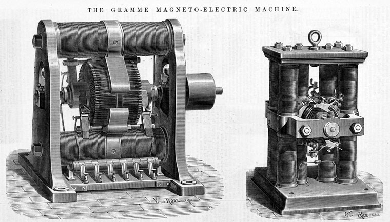 Раннее созданный. Генератор Зеноба грамма. Динамо машина Зеноба грамма. Динамо машина 1870. Электромагнитный Генератор с самовозбуждением Сименса.